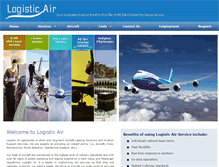 Tablet Screenshot of logisticair.com